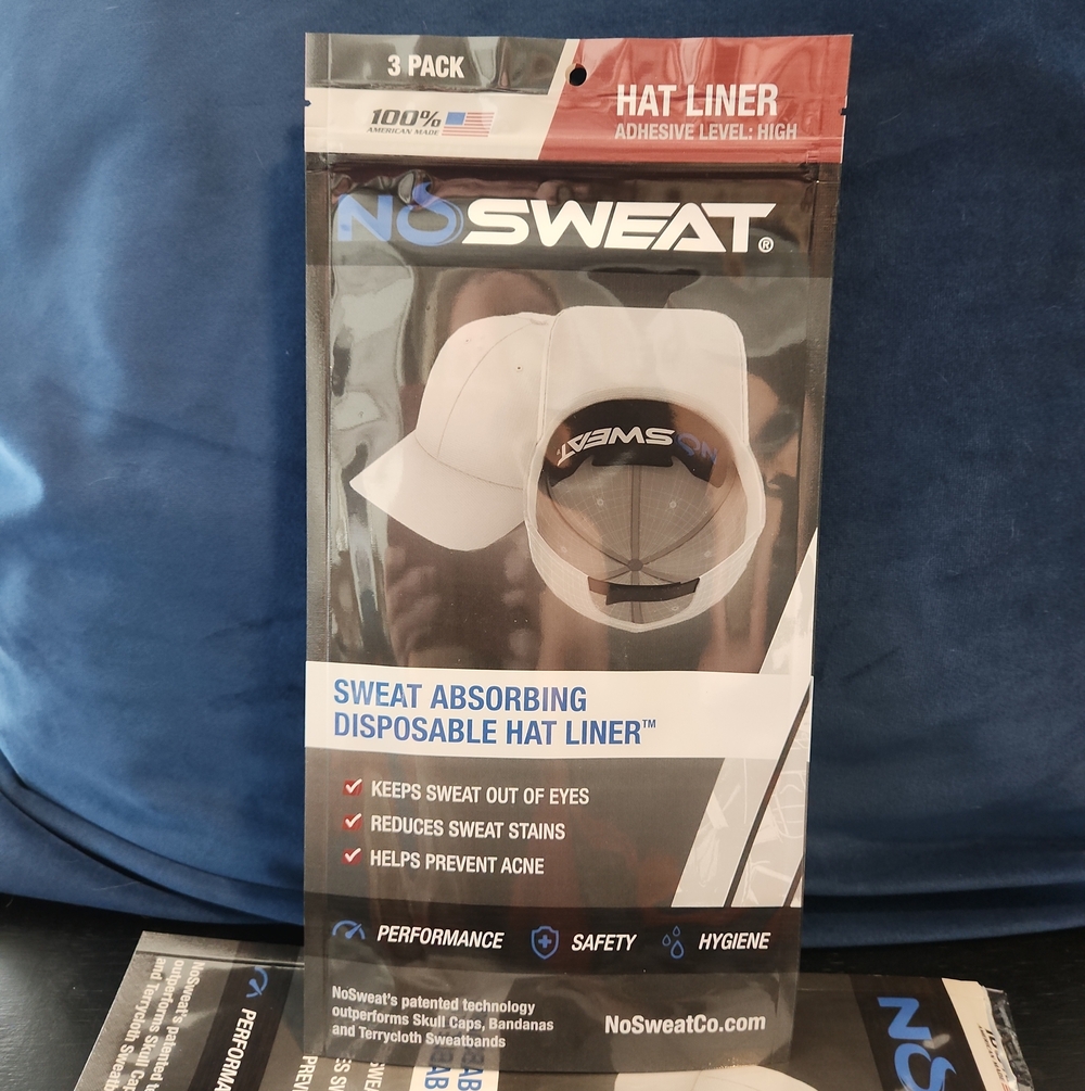 Sweat-Absorbing Disposable Hat Liners (3 Pack)